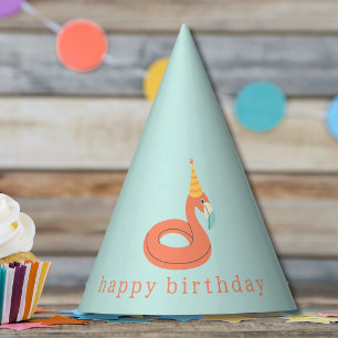 Sommer Flamingo Schwimmhilfe Kinder Geburtstag Poo Partyhütchen