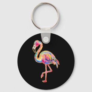 Sommer Flamingo Tropisch Hawaii Strand Sommerferie Schlüsselanhänger