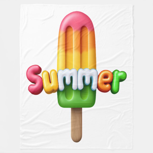 Sommer  fleecedecke (Vorderseite)