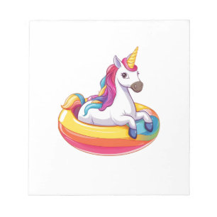 Sommer Float Einhorn (1) Notizblock