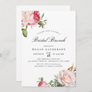 Sommer floral Einladung von Bridal Brunch