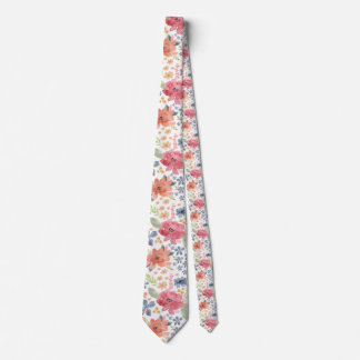 Sommer floral krawatte