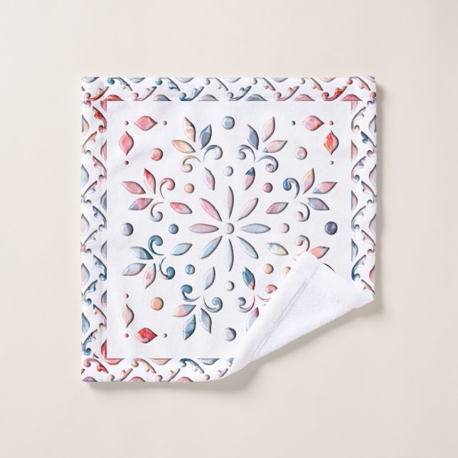 Sommer floral waschlappen (Waschlappen)