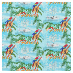 Sommer Florida Seaplane Tropical Beach Küste Stoff