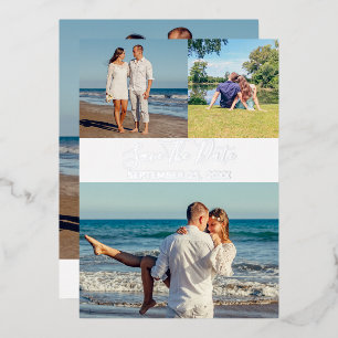 Sommer-Foto-Collage Save The Date Karte