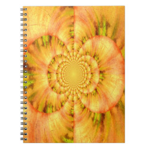 Sommer-Fraktal-Notizbuch Notizblock