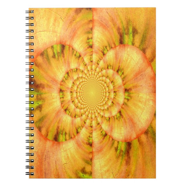 Sommer-Fraktal-Notizbuch Notizblock (Vorderseite)