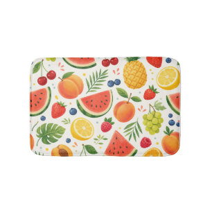 Sommer-Fruchtmuster Stoff Tropische Wassermelone Badematte