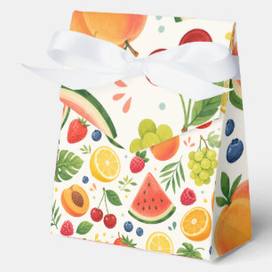 Sommer-Fruchtmuster Stoff Tropische Wassermelone Geschenkschachtel