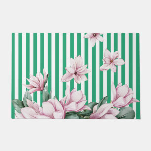 Sommer, Frühling, Magnolienprint Fußmatte