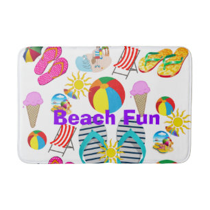 Sommer Fun Beach House Bad Badewanne Matratze Badematte