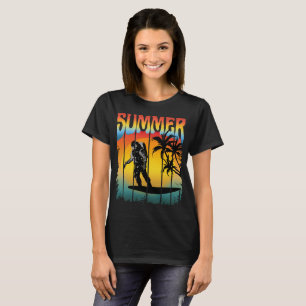 SOMMER FUNNY ASTRONAUT SUNSET T-Shirt