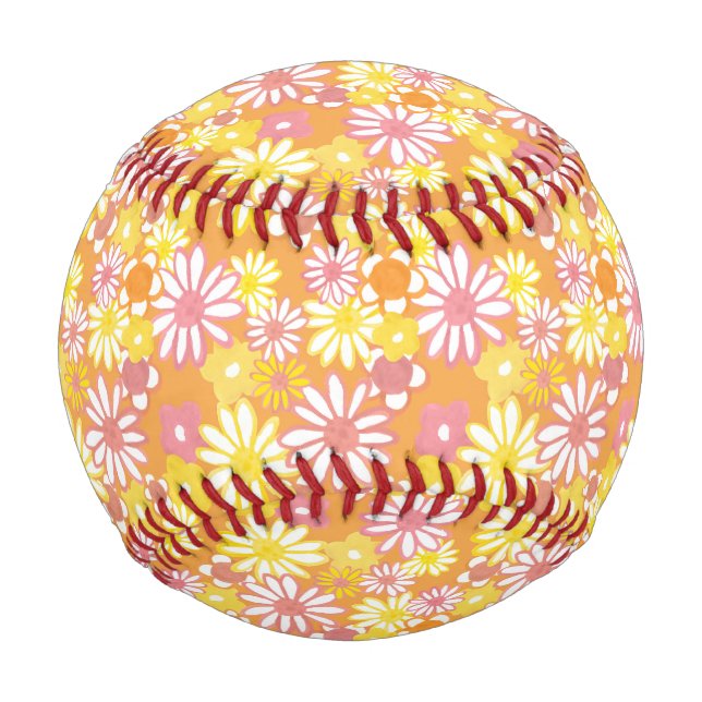 Sommer-Gänseblümchen-Baseball Baseball (Vorderseite)