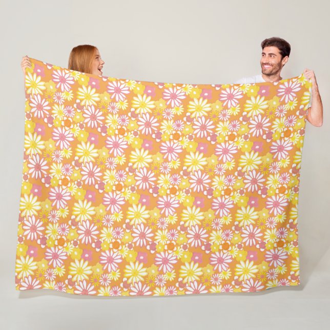 Sommer Gänseblümchen Fleecedecke (Beispiel)