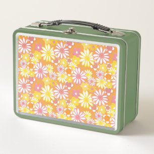 Sommer-Gänseblümchen-Lunchbox Metall Brotdose