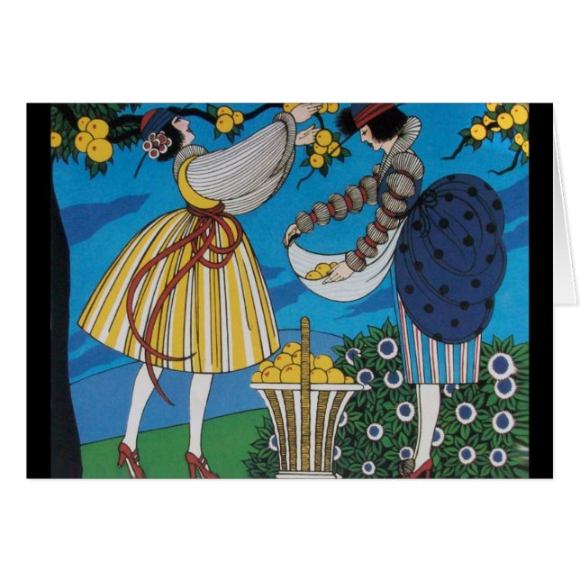 SOMMER GARDEN Art Deco Schöne Mode (Vorderseite (Horizontal))