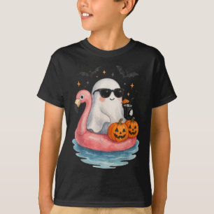 Sommer-Geist-Wasserfarbe Süßer Geist Mit Flamingo T-Shirt