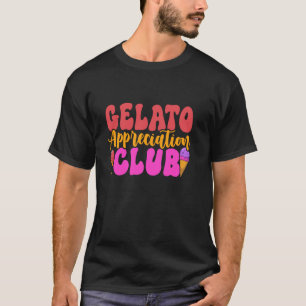 Sommer-Gelato-Würdigungsclub Eis Kinder Tod T-Shirt