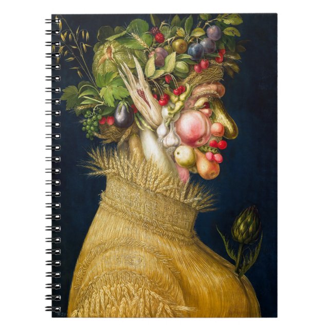 Sommer | Giuseppe Arcimboldo | Notizblock (Vorderseite)