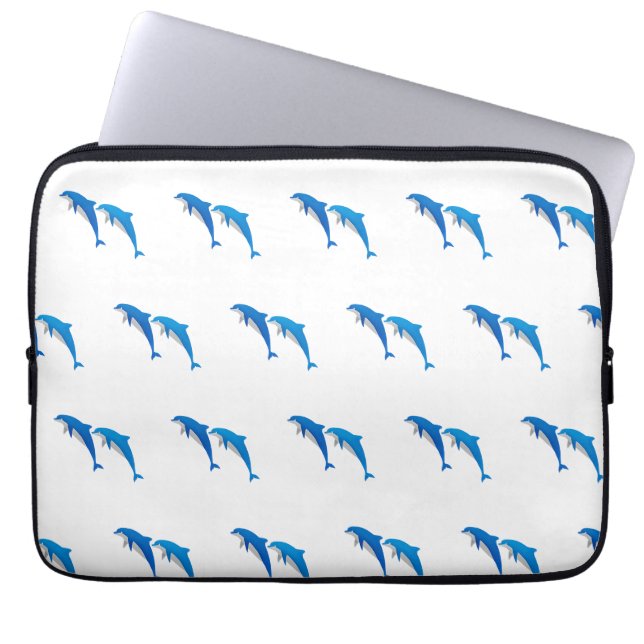 SOMMER, GLAUBWÜRDIGE DOLPHINE LAPTOPSCHUTZHÜLLE (Vorderseite)