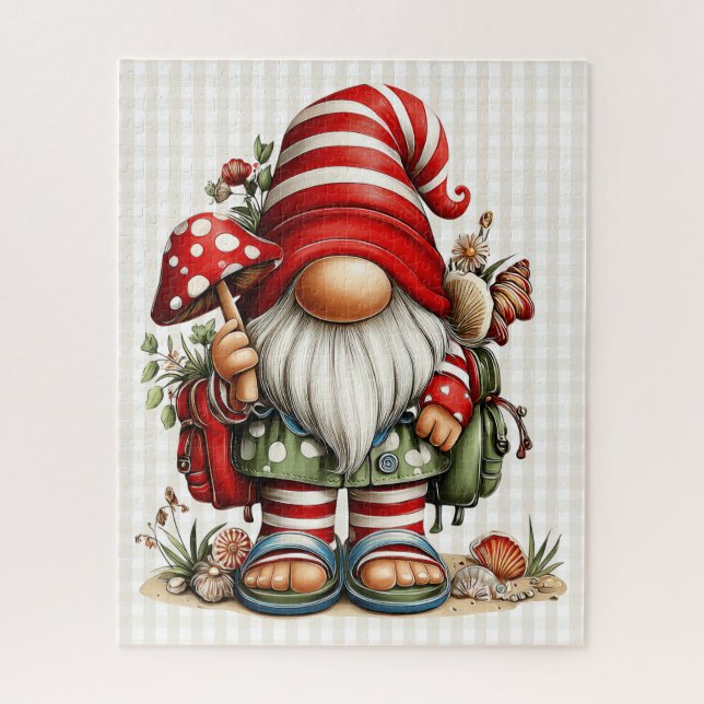 Sommer-Gnom-Rätsel Puzzle (Vertikal)