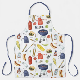 Sommer-GRILLEN Vatertag Grillgeschenk für Vater Schürze