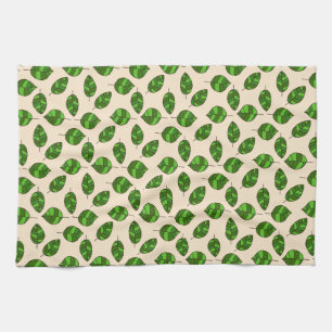 Sommer  grünes Leaf-Muster auf jeder Farbe Küchentuch