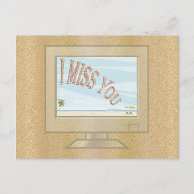 Sommer-Grüße überwachen Postkarte (Vorderseite)