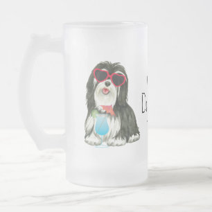 Sommer Havanese Mattglas Bierglas