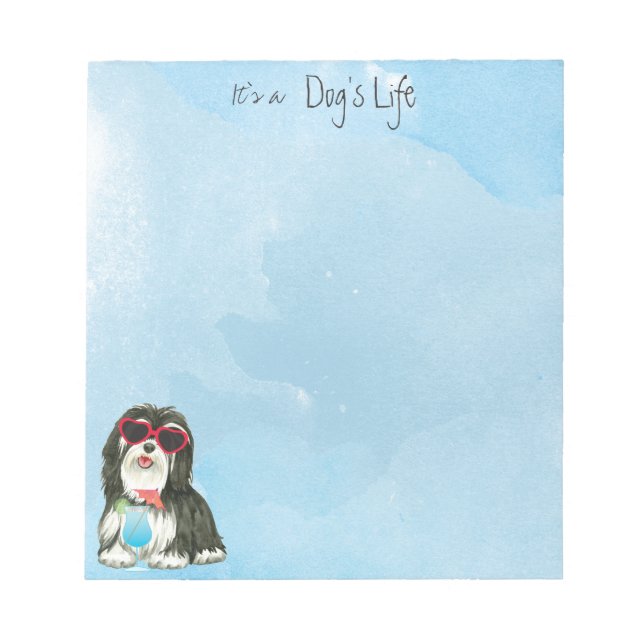 Sommer Havanese Notizblock (Vorderseite)