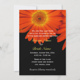 Sommer, Herbst Blume Hochzeitseinladungen Einladung