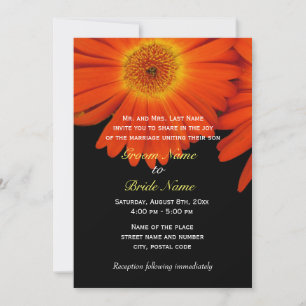 Sommer, Herbst Blume Hochzeitseinladungen Einladung