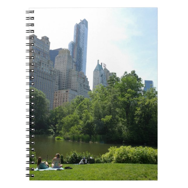 Sommer im Central Park - New York City Notizblock (Vorderseite)
