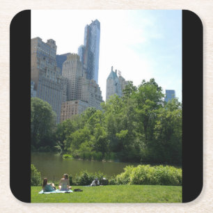 Sommer im Central Park - New York City Untersetzer