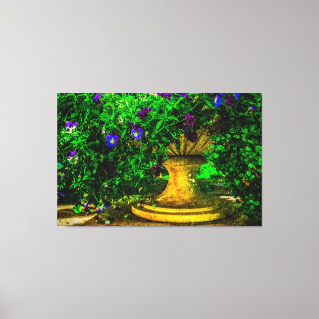 Sommer im Garten Leinwanddruck (Vorderseite)