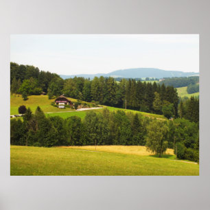 Sommer im österreichischen Land Poster