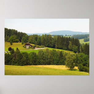 Sommer im österreichischen Land Poster