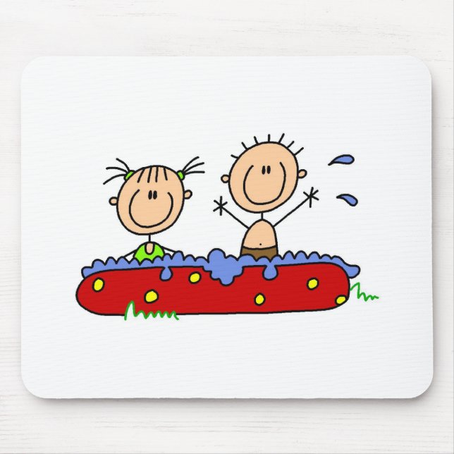 Sommer im Pool Mousepad (Vorne)