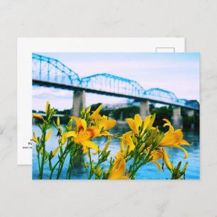 Sommer in Chattanooga, TN - Walnut Street Bridge Postkarte