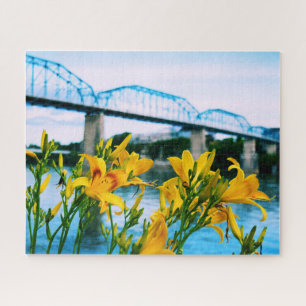 Sommer in Chattanooga - Walnut Street Bridge 16x20 Puzzle