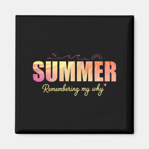 Sommer, in dem ich mich an meinen kreativen Grund Magnet