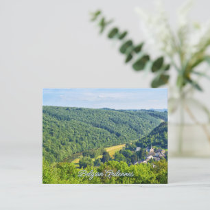 Sommer in den belgischen Ardennen Feiertagspostkarte