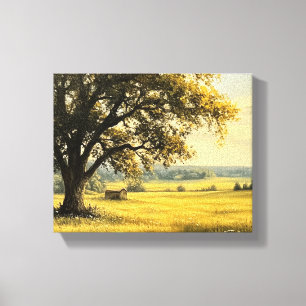 Sommer in der Landschaft Leinwanddruck