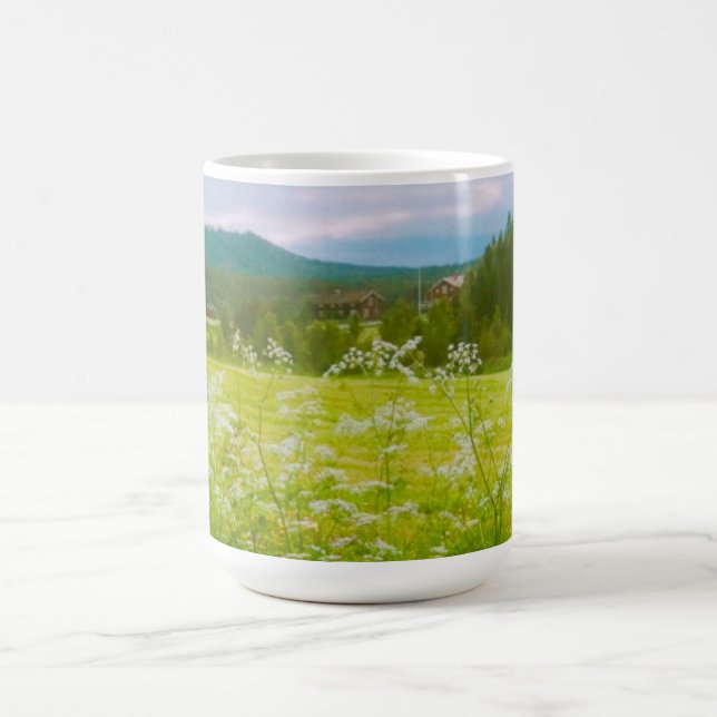 Sommer in Hälsingland - Helsingia  Kaffeetasse (Mittel)