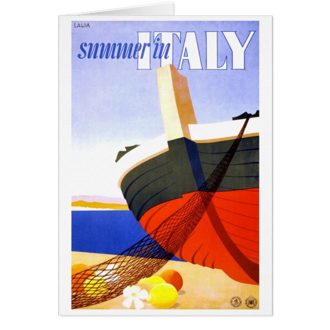 Sommer in Italien Vintage Travel (Vorne)