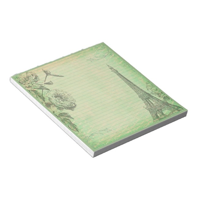 Sommer in Paris Notizblock (angewinkelt)