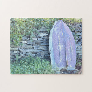 Sommer in Portland Maine Rowboat Beach Foto Puzzle