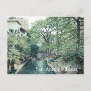 Sommer in Riverwalk, Postkarte von San Antonio Tex