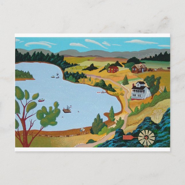 Sommer in See George Postkarte (Vorderseite)