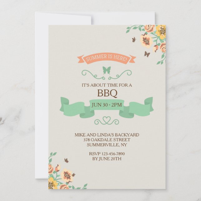 Sommer ist hier Einladung (Vorderseite)